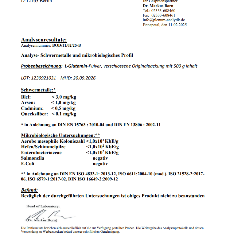 Laborbericht
